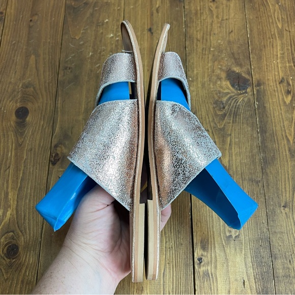 Naughty monkey size 7.5 spirited sandals metallic rose gold - Picture 6 of 10